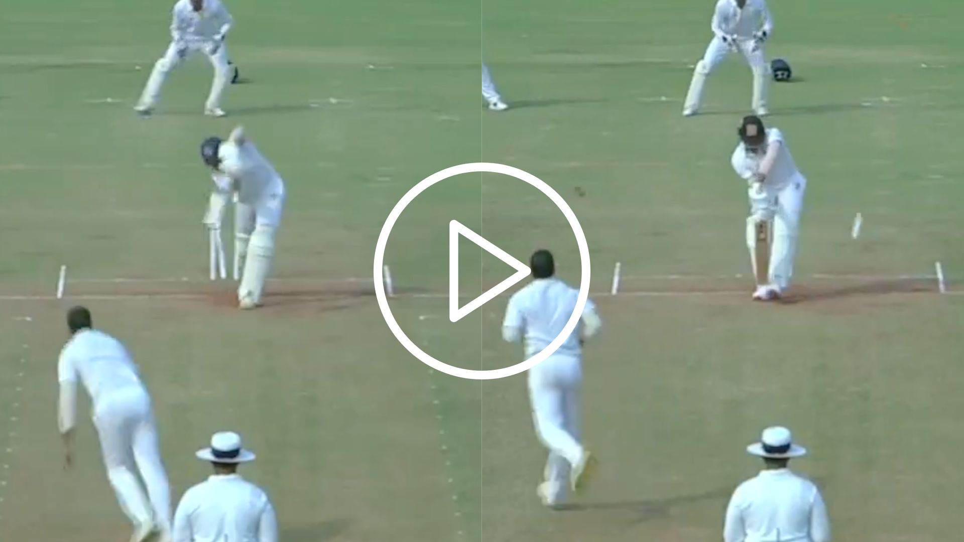 [Watch] Two In Two for Umesh Yadav As He Bundles Down Karnataka In Ranji Trophy